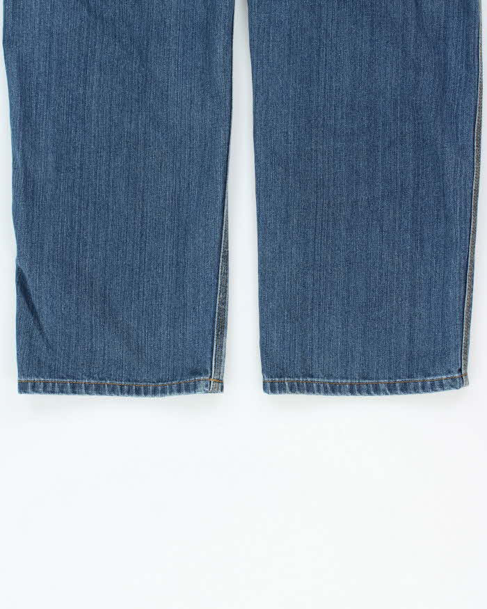 Vintage Y2K 00s Carhartt Women's High Waisted Wide Leg Denim Carpenter Jeans - W26 L29