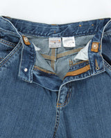 Vintage Y2K 00s Carhartt Women's High Waisted Wide Leg Denim Carpenter Jeans - W26 L29