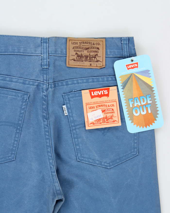 DSWT 1980s Levi's 630 White Tab Fade Out Jeans - W32 L36