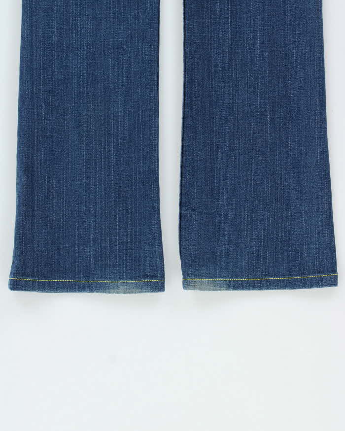 Vintage Y2K 00s True Religion Women's 'Becky' Flap Low Rise Bootcut Denim Jeans - W28 L30