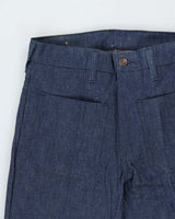 DSWT Vintage 1970s Levi's Shipmates Big E Raw Denim Women's High Waisted Flared Bell Bottom Jeans - W28 L35