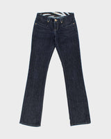 Vintage Y2K 00s Marciano Low Rise Women's Raw Indigo Denim Bootcut Jeans - W27 L34