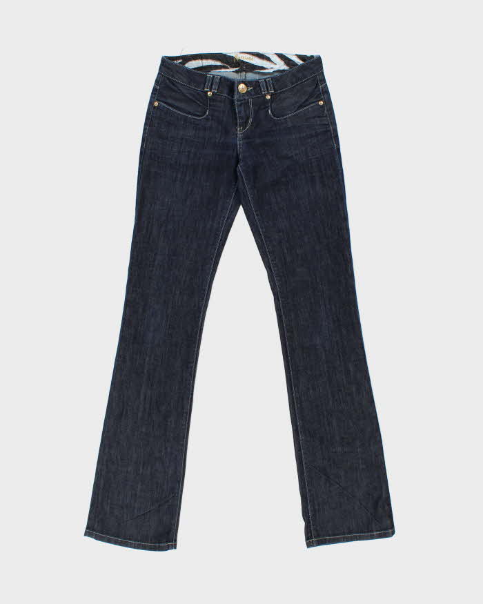 Vintage Y2K 00s Marciano Low Rise Women's Raw Indigo Denim Bootcut Jeans - W27 L34