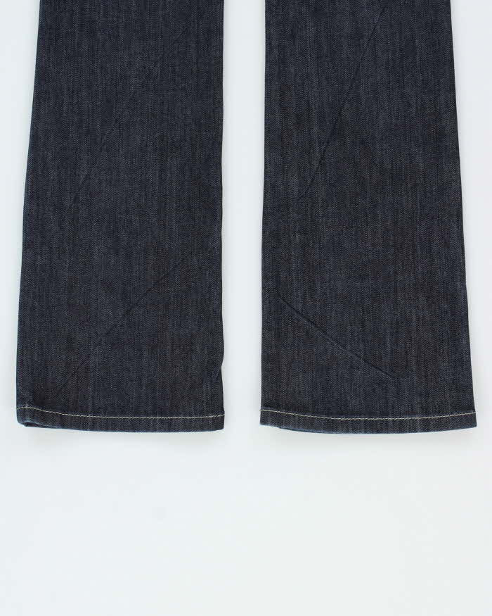 Vintage Y2K 00s Marciano Low Rise Women's Raw Indigo Denim Bootcut Jeans - W27 L34