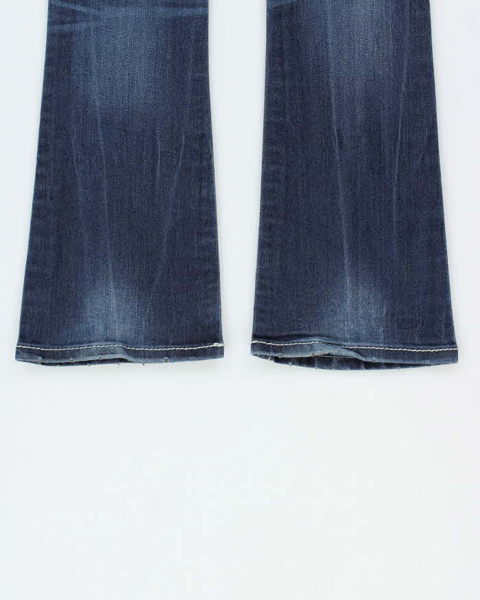 Vintage Y2k 00s LA Idol Rhinestone Bootcut Jeans - W27 L32