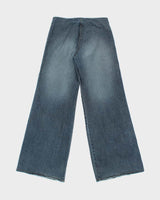 Vintage 1990s Armor Women's Low Rise Ultra Wide Leg Flared Denim Jeans - W29 L33