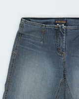 Vintage 1990s Armor Women's Low Rise Ultra Wide Leg Flared Denim Jeans - W29 L33