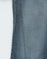 Vintage 1990s Armor Women's Low Rise Ultra Wide Leg Flared Denim Jeans - W29 L33
