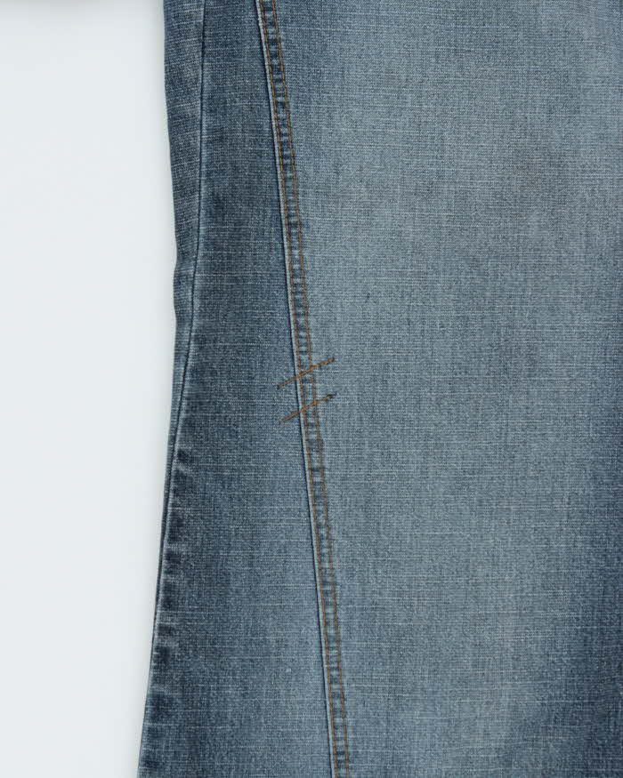 Vintage 1990s Armor Women's Low Rise Ultra Wide Leg Flared Denim Jeans - W29 L33