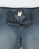 Vintage 1990s Armor Women's Low Rise Ultra Wide Leg Flared Denim Jeans - W29 L33