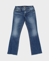 Vintage Y2k 00s Silver Bootcut Jeans - W32 L33