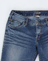 Vintage Y2k 00s Silver Bootcut Jeans - W32 L33