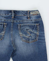 Vintage Y2k 00s Silver Bootcut Jeans - W32 L33
