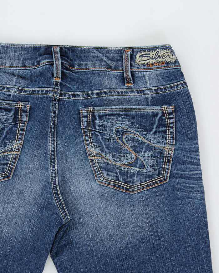Vintage Y2k 00s Silver Bootcut Jeans - W32 L33