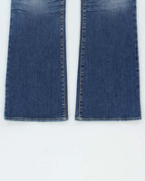 Vintage Y2k 00s Silver Bootcut Jeans - W32 L33