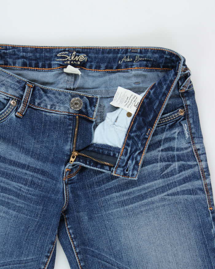 Vintage Y2k 00s Silver Bootcut Jeans - W32 L33
