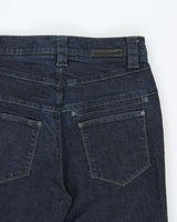 Vintage Y2K 00s Grandeur Women's High Waisted Zari Indigo Denim Flared Jeans - W28 L32