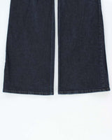 Vintage Y2K 00s Grandeur Women's High Waisted Zari Indigo Denim Flared Jeans - W28 L32