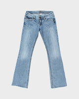 Vintage Y2k 00s Silver Bootcut Jeans - W30 L32
