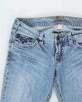 Vintage Y2k 00s Silver Bootcut Jeans - W30 L32