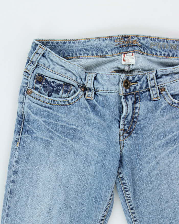 Vintage Y2k 00s Silver Bootcut Jeans - W30 L32
