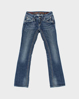 Vintage Y2k 00s Rock Revival Bootcut Jeans - W27 L32