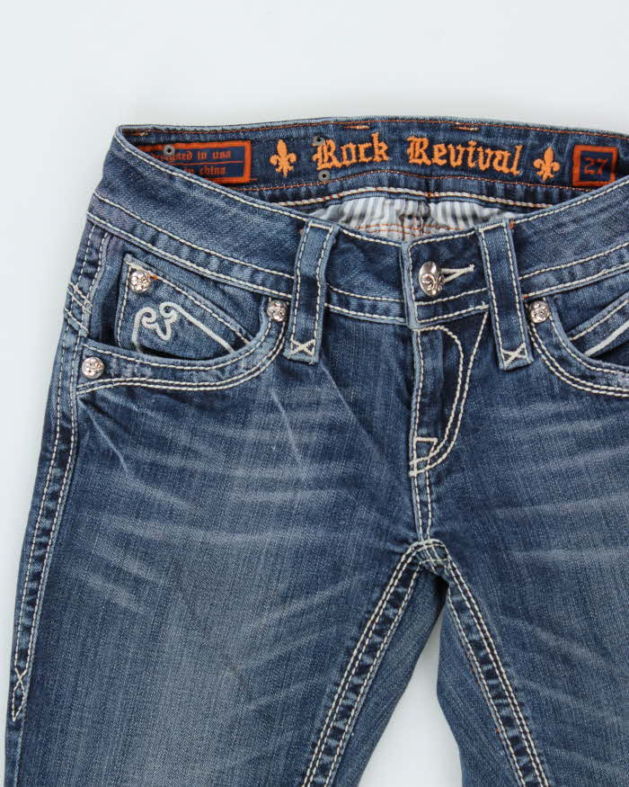 Vintage Y2k 00s Rock Revival Bootcut Jeans - W27 L32
