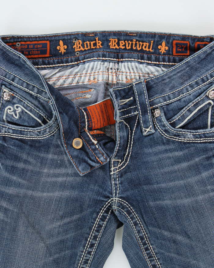 Vintage Y2k 00s Rock Revival Bootcut Jeans - W27 L32