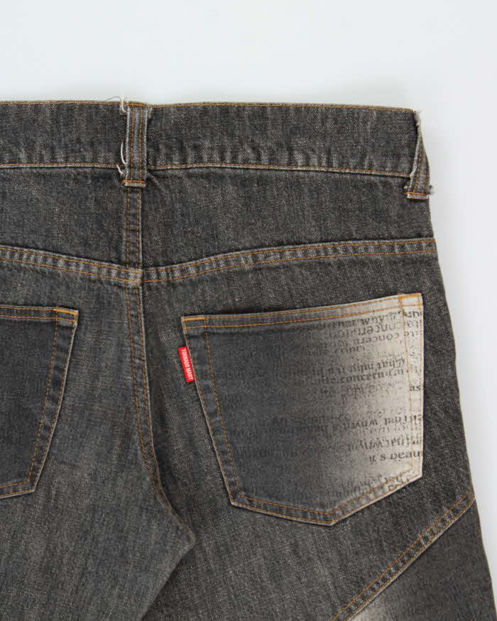 Vintage Y2K 00s Tornado Mart Women's Mid Rise Patch Denim Flared Jeans - W32 L32