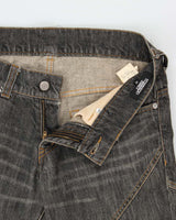 Vintage Y2K 00s Tornado Mart Women's Mid Rise Patch Denim Flared Jeans - W32 L32