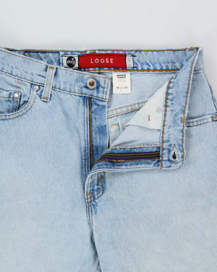 Vintage 1996 Levi's SilverTab Batwing Tag Made In USA Women's Loose Fit Denim Jeans - W30 L32