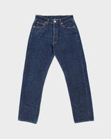 Vintage 1999 Levi's 501 Red Batwing Made In Canada Women's Indigo Denim Straight Leg Jeans - W28 L30