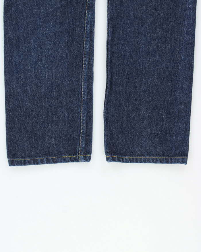 Vintage 1999 Levi's 501 Red Batwing Made In Canada Women's Indigo Denim Straight Leg Jeans - W28 L30