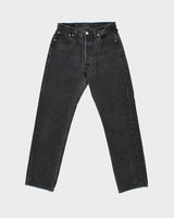 Vintage 1996 Levi's 501 Red Batwing Made In USA Women's Straight Leg Denim Jeans - W28 L30