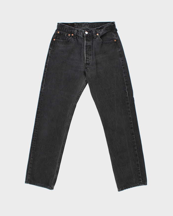 Vintage 1996 Levi's 501 Red Batwing Made In USA Women's Straight Leg Denim Jeans - W28 L30