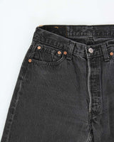 Vintage 1996 Levi's 501 Red Batwing Made In USA Women's Straight Leg Denim Jeans - W28 L30