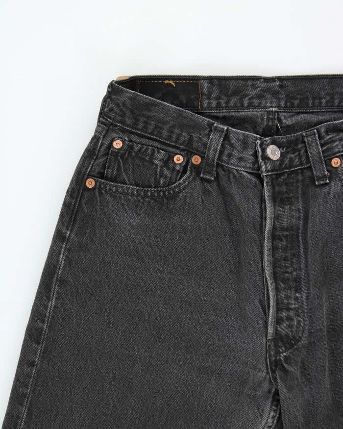 Vintage 1996 Levi's 501 Red Batwing Made In USA Women's Straight Leg Denim Jeans - W28 L30