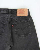 Vintage 1996 Levi's 501 Red Batwing Made In USA Women's Straight Leg Denim Jeans - W28 L30