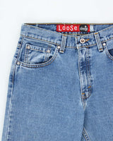 Vintage 1995 Levi's SilverTab Batwing Made In USA Women's Loose Fit Denim Jeans - W28 L31