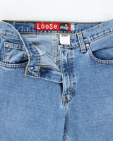 Vintage 1995 Levi's SilverTab Batwing Made In USA Women's Loose Fit Denim Jeans - W28 L31