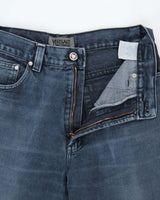 Vintage 1990s Versace JC Women's Wide Leg Denim Jeans - W30 L27