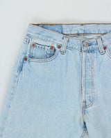 Vintage 1996 Levi's 501 Red Batwing Made In USA Jeans - W28 L30