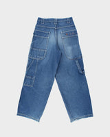 Vintage Y2k 00s 725 Originals Embroidered Ultra Wide Leg Jeans - W28 L28