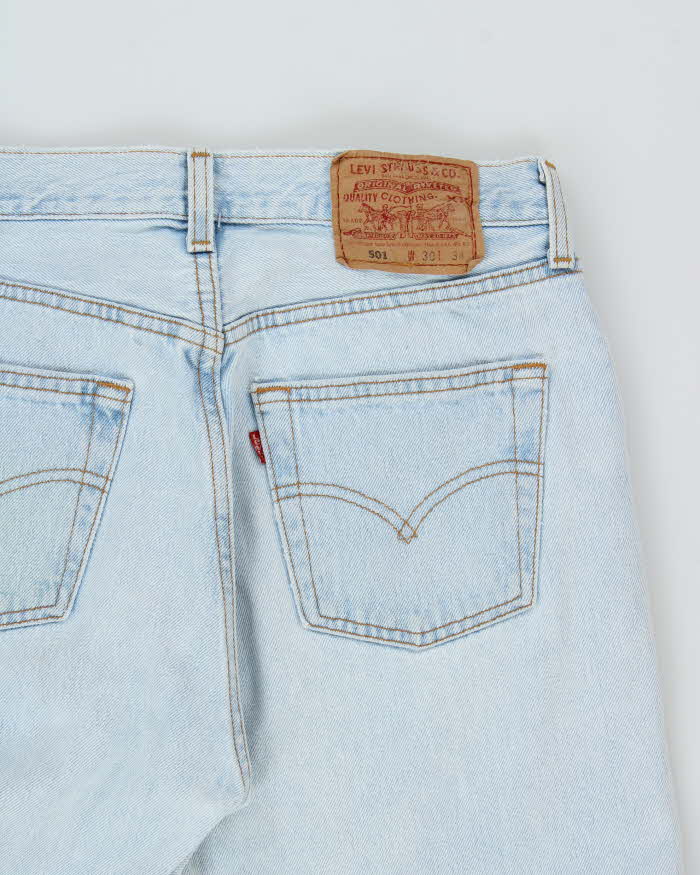 Vintage 1990s Levi's 501 Red Batwing Made In USA Jeans - W30 L34