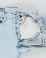 Vintage 1990s Levi's 501 Red Batwing Made In USA Jeans - W30 L34