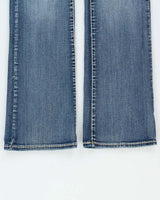 DSWT Vintage Y2K 00s L.A Idol Embellished Mid Rise Bootcut Denim Jeans - W32 L34