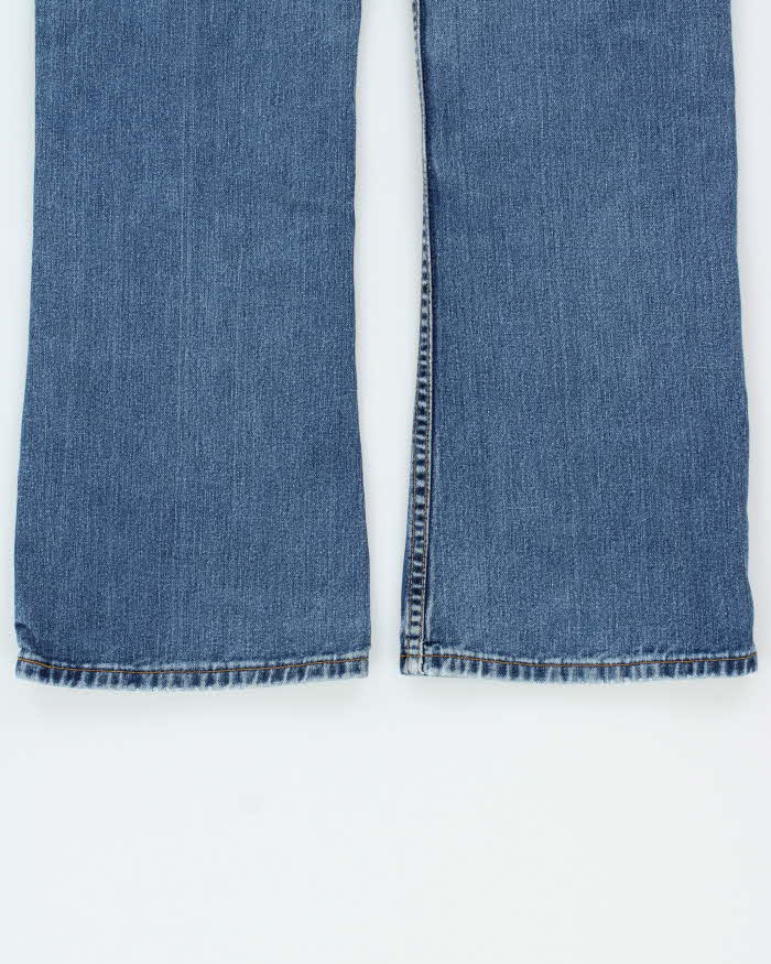 Vintage 1999 Levi's SilverTab Made In Canada Women's Low Rise No Waist-Band Distressed Denim Bootcut Jeans - W26 L29