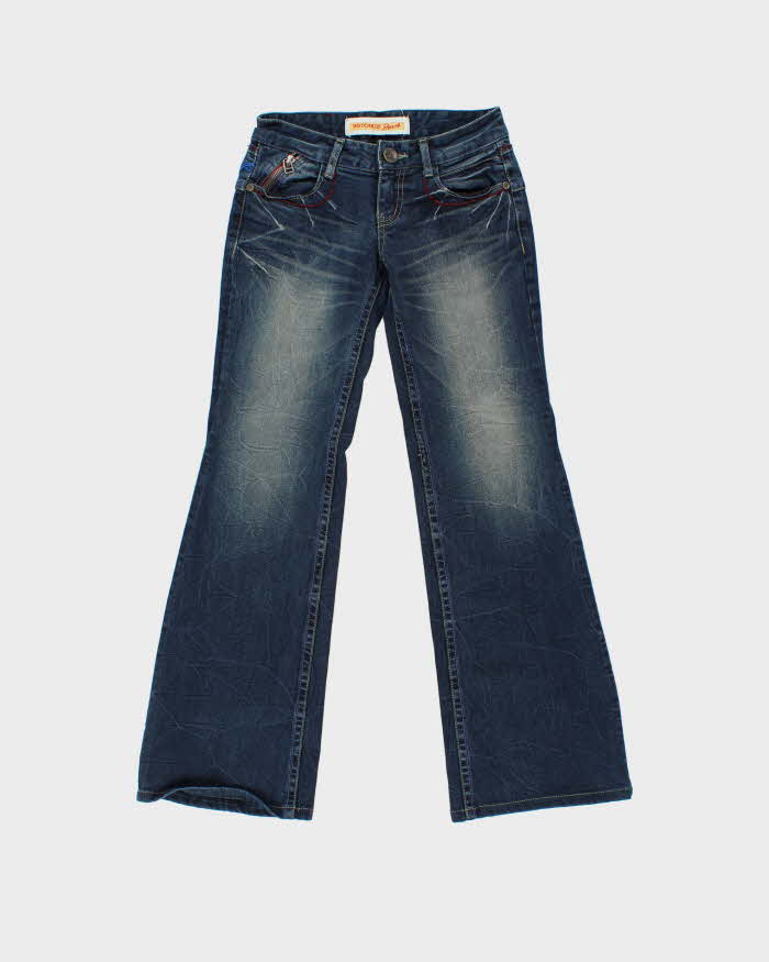 Vintage Y2K 00s Hotchkiss Women's Low Rise Japanese Denim Flared Jeans - W25 L30