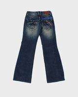 Vintage Y2K 00s Hotchkiss Women's Low Rise Japanese Denim Flared Jeans - W25 L30