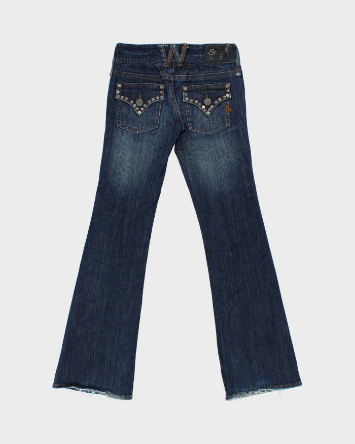 Short Taille Basse VERO MODA En Denim Bleu - Y2K Vintage Années 2000 - Taille S Femme